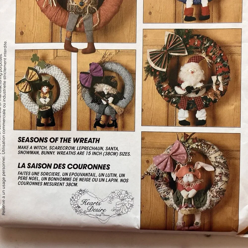 McCall’s Craft Pattern P487 Seasons Of The Wreath Uncut‎ 15